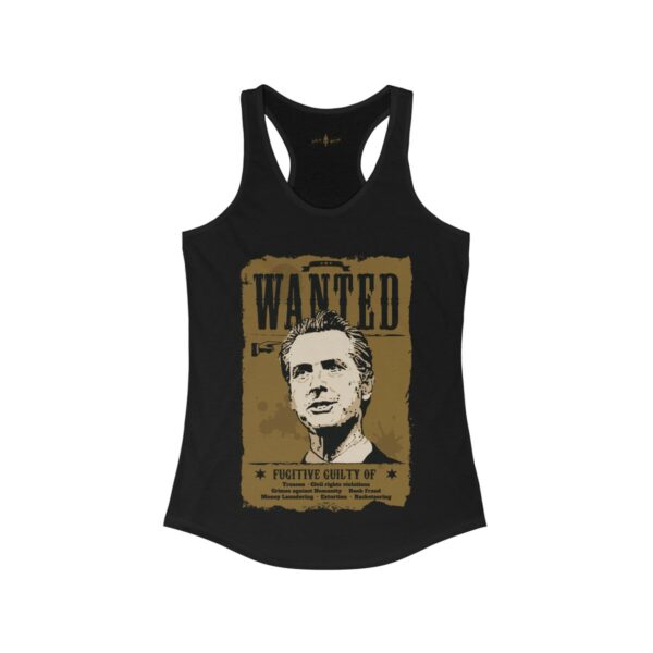 Newsom Wanted Fugative Women's Ideal Racerback Tank - Image 5