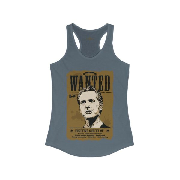 Newsom Wanted Fugative Women's Ideal Racerback Tank