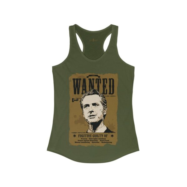 Newsom Wanted Fugative Women's Ideal Racerback Tank - Image 11