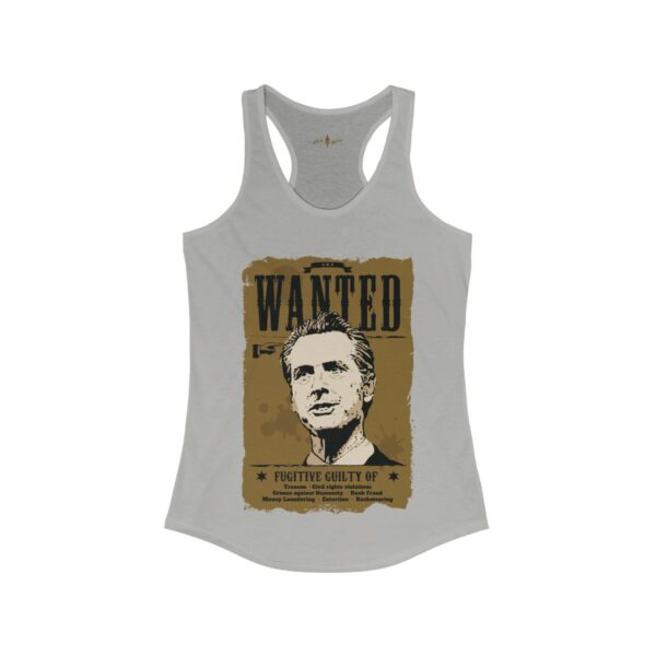 Newsom Wanted Fugative Women's Ideal Racerback Tank - Image 7