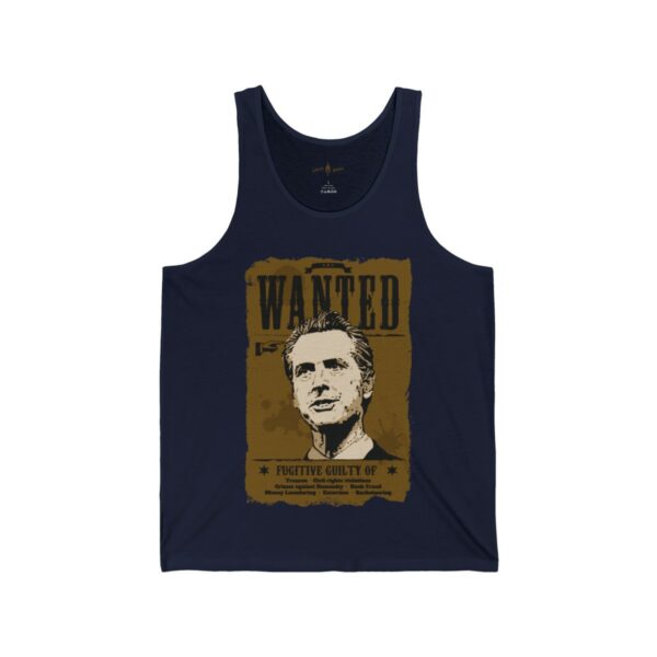 Newsom Wanted Fugitive Jersey Tank