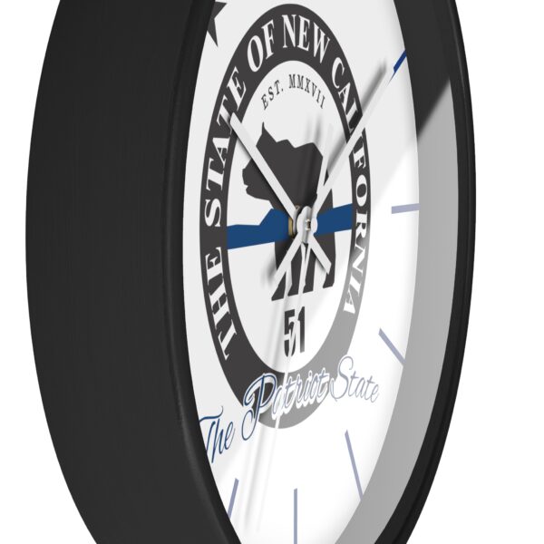 The State of New California Blue Line Wall Clock - Image 2