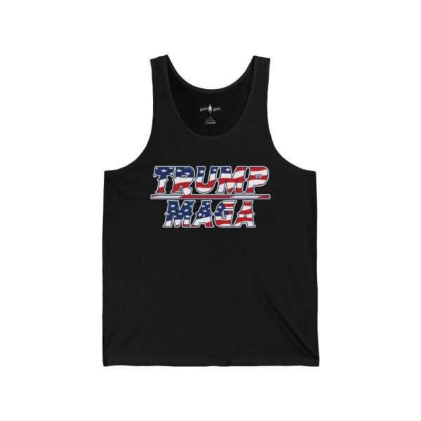 Our Men's Trump Make America Great Again Jersey Tank - Image 3