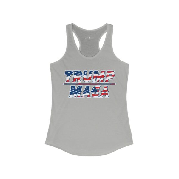 Our Women's Trump Make America Great Again Ideal Racerback Tank - Image 5