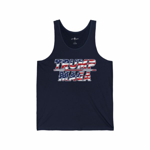 Our Men's Trump Make America Great Again Jersey Tank - Image 11