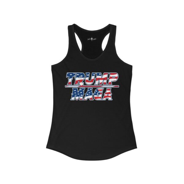 Our Women's Trump Make America Great Again Ideal Racerback Tank - Image 3