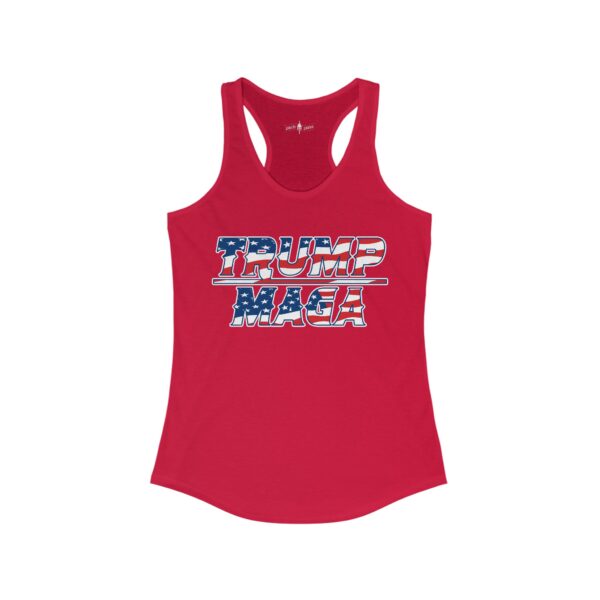 Our Women's Trump Make America Great Again Ideal Racerback Tank - Image 27