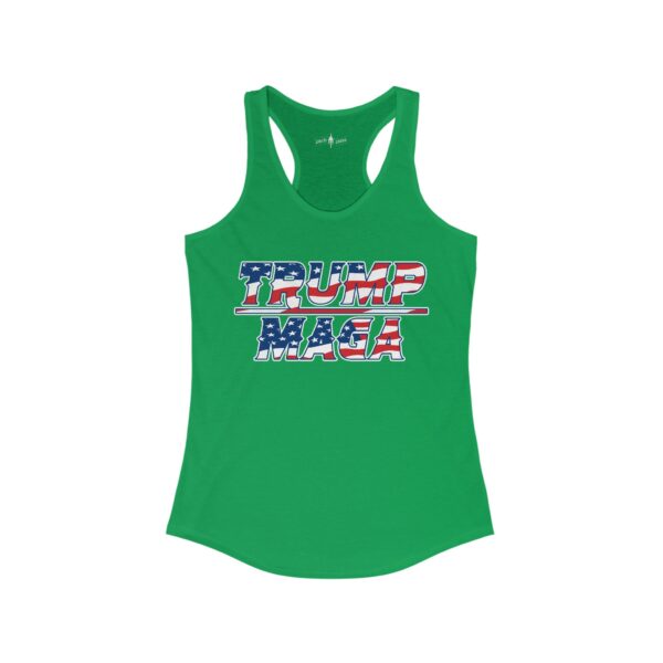 Our Women's Trump Make America Great Again Ideal Racerback Tank - Image 11