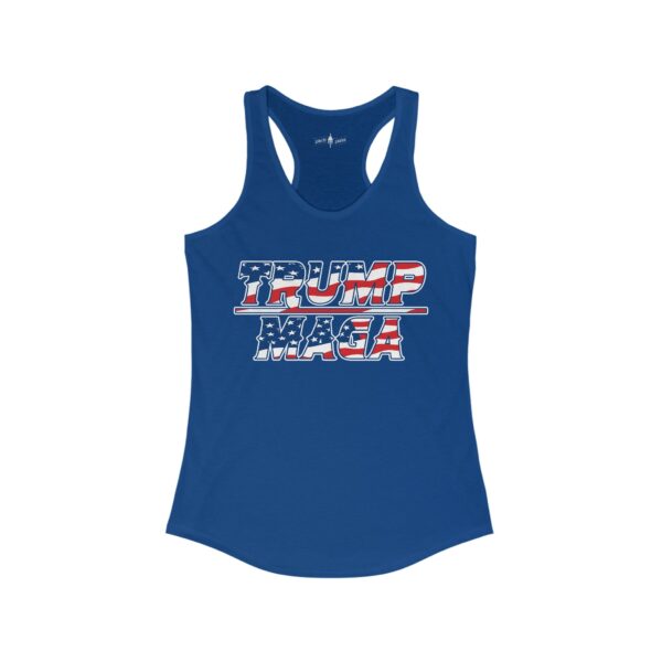 Our Women's Trump Make America Great Again Ideal Racerback Tank - Image 17