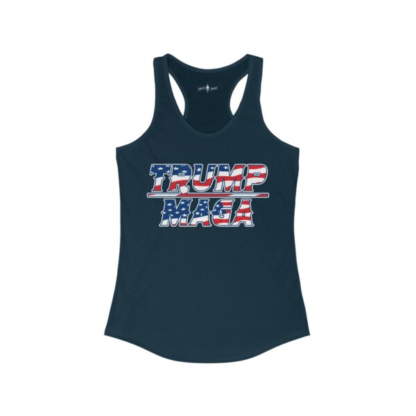 Our Women's Trump Make America Great Again Ideal Racerback Tank - Image 19