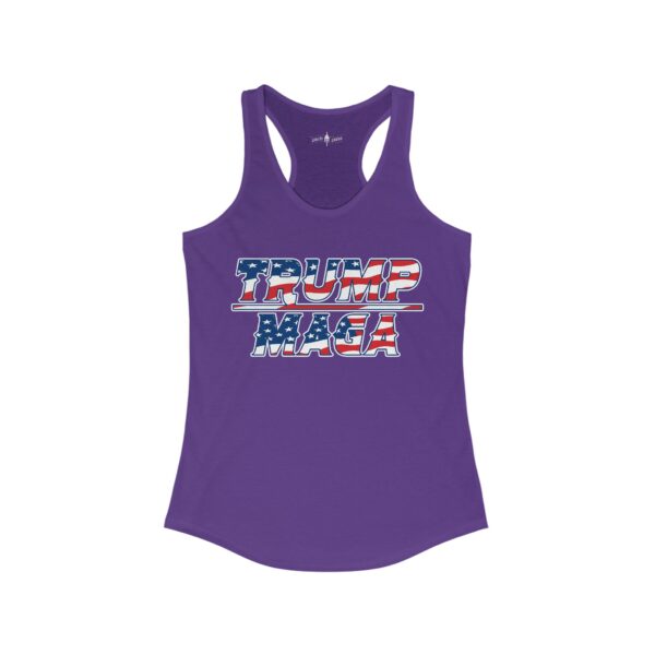 Our Women's Trump Make America Great Again Ideal Racerback Tank - Image 21