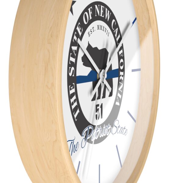 The State of New California Blue Line Wall Clock - Image 5