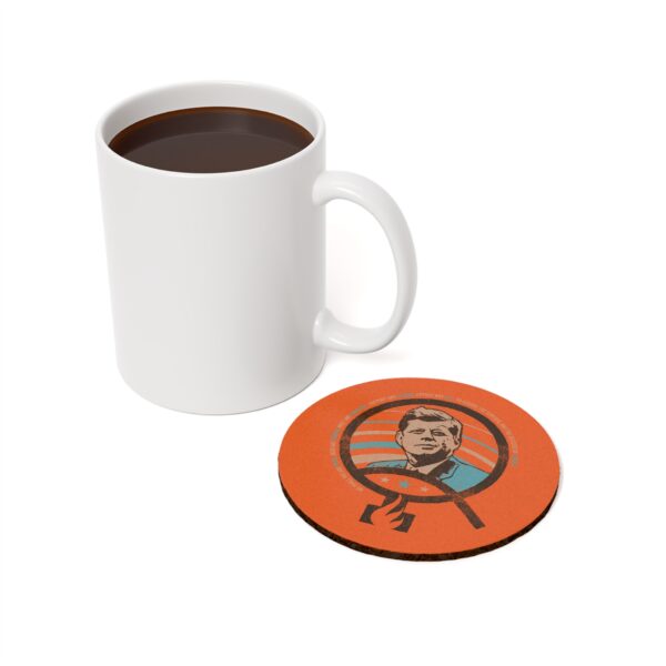 JFK Watchman of Liberty Cork Back Coaster - Image 6