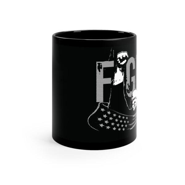 Left handed Trump Fight Coffee Mug, 11oz