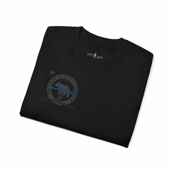 The State of New California Blue Line Tribute T-Shirt - Image 8
