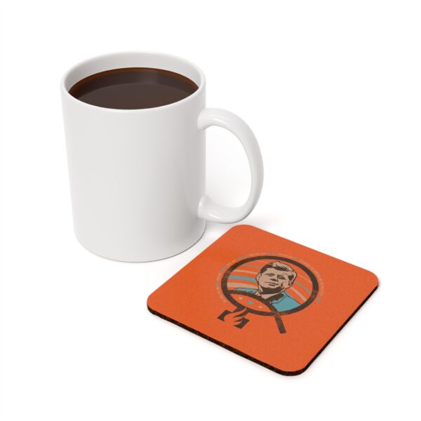 JFK Watchman of Liberty Cork Back Coaster - Image 3
