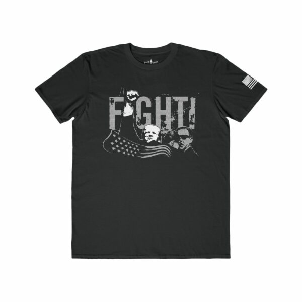 NEW! Trump Fight Lightweight Fashion Tee Front Print - Image 3