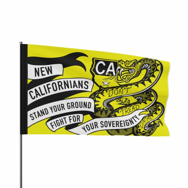 State of New California Stand Your Ground House banner Flag non Grommet flag - Image 3